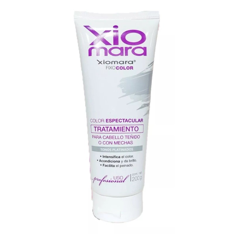 Xiomara Tratamiento Violeta Cabello Platinado 200g 3 Pzs