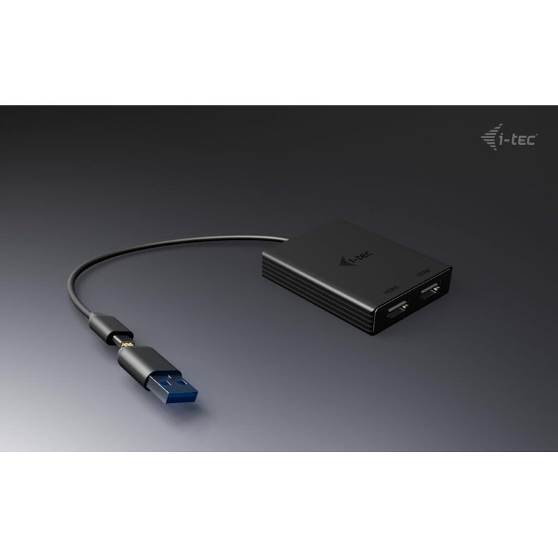 I-TEC USB-A/USB-C Dual 4K HDMI VideoAda