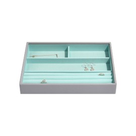 Stackers Grey Mint Classic Medium Jewellery Box Ring/Bracelets Layer