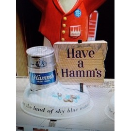 HAMMS Beer Juggling Bear REPRODUCTION  " Have a Hamm's"  SIGN !!! NEW !!
