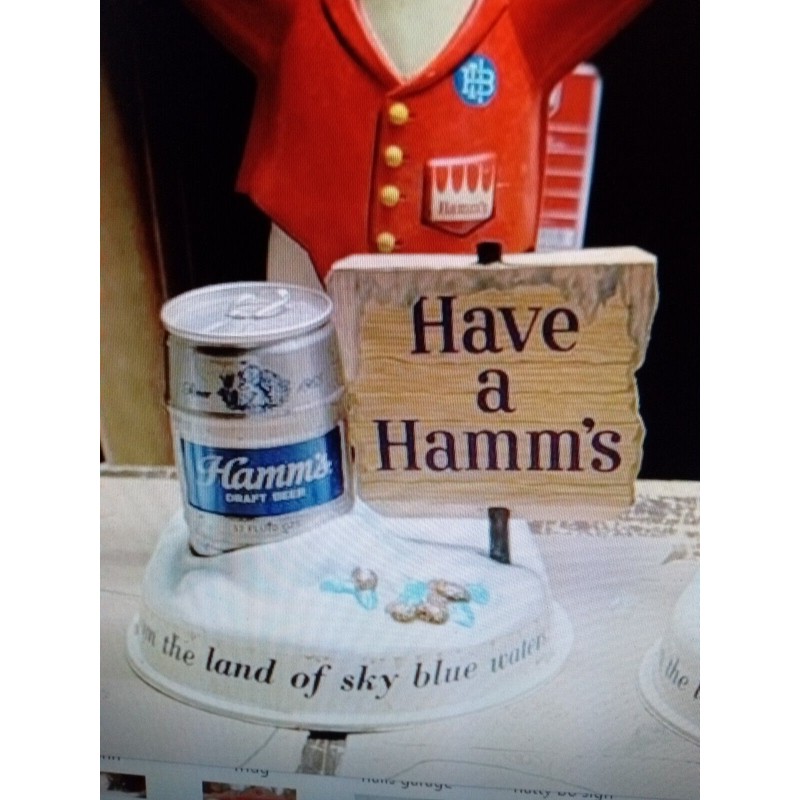 HAMMS Beer Juggling Bear REPRODUCTION " Have a Hamm's" SIGN