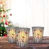 Cardinals Christmas Lighted Candle Holders - Cardinals on Birch Branches