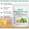 Daiasns Oregano Oil Capsules,240 Softgels, 2 in 1 6,000mg Wild