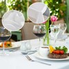 Zkaoai Tablecloth White, Pack of 4 Rectangular White Tablecloths, Waterproof