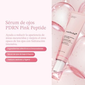 medicube Suero de Ojos con Péptidos Rosa de ADN de Salmón PDRN con Niacinamida y Retinol de Pureza del 99% para Líneas Finas, Tono de Piel Desigual, Cuidado de la Piel Coreano 1.01fl.oz