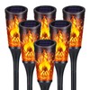 Toodour Solar Halloween Lights Outdoor, 6 Pack Solar Torch Lights