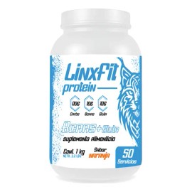 Bcaas  Glutamina Linx Fit 1kg 50 Servicios Varios Sabores                                                                                             