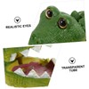 NOLITOY Bubbling Aquarium Decor Creative Alligator Ornament for Fish Tank