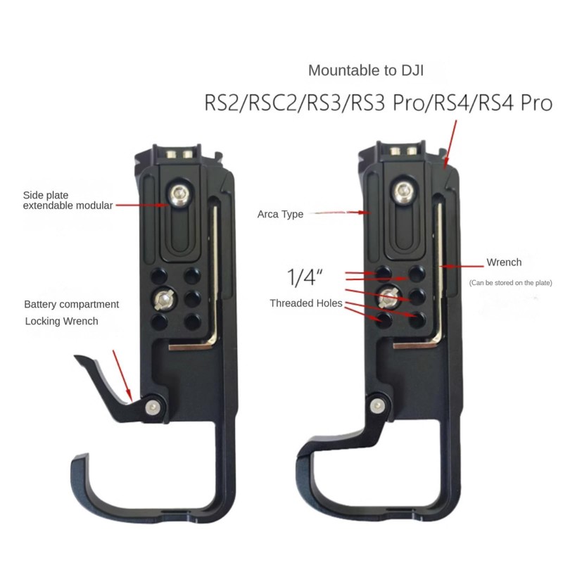 R5II L Plate Compatible with Canon EOS R5 Mark II