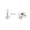 PATIKIL Rack Mount Cage Nuts M5x15mm Mounting Screws Iron Nickel
