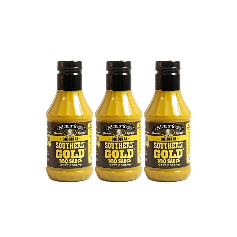 Maurice's Southern Gold BBQ Sauce, Original 18 oz (Pack of
