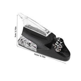 iplusmile Car Roof Aerial Antenna with LED Wind Resistant Fin Antenna Replacement for Suvs Trucks Cars Enhances Vehicle Appearance Nighttime Safety Durable Plastic Construction