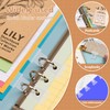 500PCS Clear Binder Hole Reinforcement Stickers, Self-Adhesive Hole Punch Reinforcement