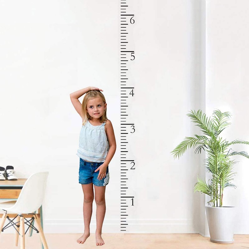7 Feet Growth Chart Ruler Stencil, Baby Kids Height Growth