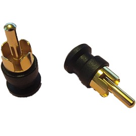 Traktronix RCA Shielded SHORTING Cap Plug RF/EMI & Noise CANCELING Protection (1)
