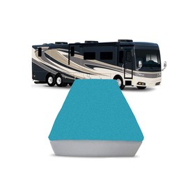 FoamRush 6-Inch Bunk (30" x 75") Mattress Cooling Gel Memory Foam RV Mattress Replacement, Medium Firm, Comfort, Pressure Relief Support, Made in USA, Travel Camper Trailer Truck, Cover Not Included