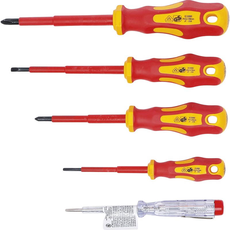 BGS Diy 35815 | VDE Electrician's Screwdriver Set | Slot