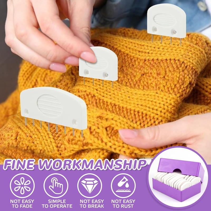Pixaro Comb Needles Knitting Blockers Set - 20 Pieces Blocking
