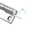 sourcing map Lift Off Hinge, Right Handedness Mini Stainless Steel