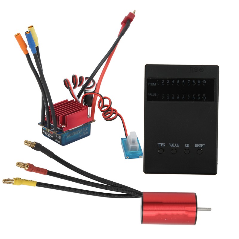 S2440 4000KV Brushless Motor Combo 35A ESC Programming Card Upgrade