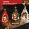 Christmas Snow Globe Lantern, Lighted Water Glittering Lantern, Christmas Festival