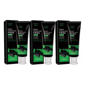 generic Y 3 Piezas Pasta Dientes Carbón Bambú 100 G