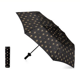 VINRELLA Wine Bottle Umbrella, Umbrellas for Rain- Portable and Compact Umbrella for Travel, Waterproof and Windproof Umbrella, Fun Gift, UV Blocker - Fleur de Lis