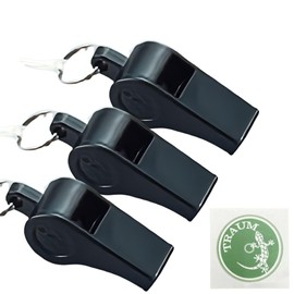 Evernew Praecho Whistle, Set of 3, Traum Original Set (Black 3 Pieces)