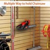 JAWULIJIA Chainsaw Hanger Heavy Duty Chainsaw Holders Organizer Mounted Chainsaw
