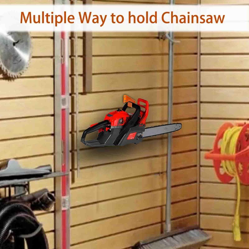 JAWULIJIA Chainsaw Hanger Heavy Duty Chainsaw Holders Organizer Mounted Chainsaw