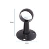 Wardrobe Rail Black Mounted Kit for Clothes Hanging (1 rail,