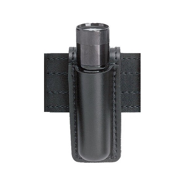 Safariland 306 Open Top Mini Flashlight Carrier, Black Tactical, Streamlight Stinger with Poly Grip
