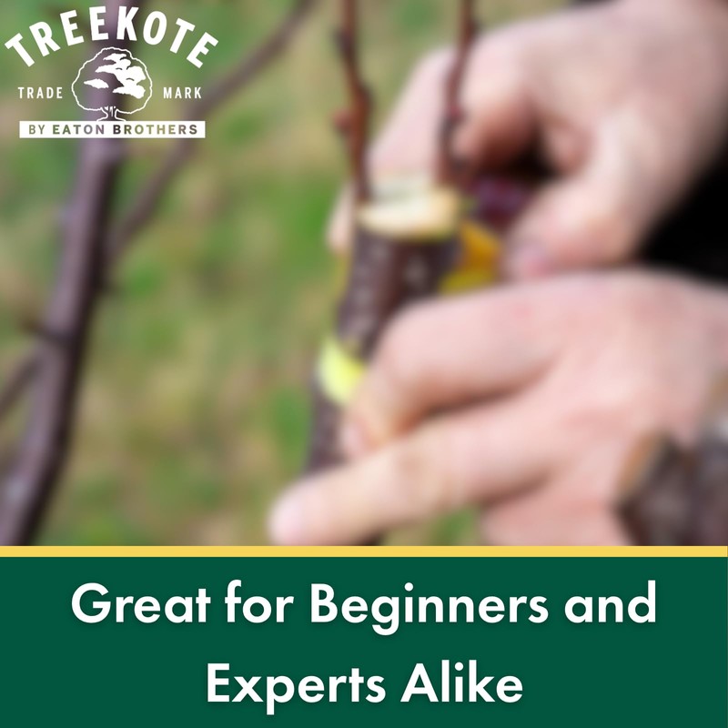 Treekote Grafting Kit - Includes Pruning Knife, 4oz Grafting Wax,