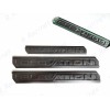 GMC OVERLAY 3PCS Matte Black Door Rear Elevation Emblem Badge