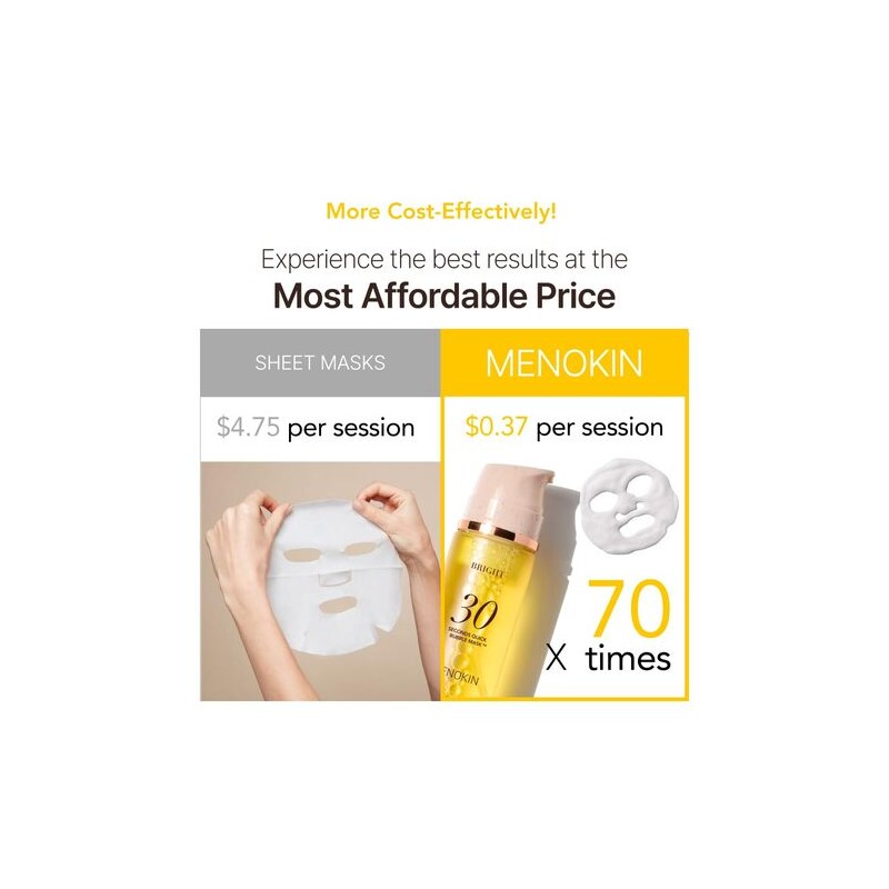 MENOKIN [MENOKIN]30 Seconds Quick Bubble Mask 95ml #BRIGHT