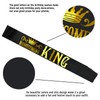 2 Pcs Homecoming King and Queen Sashes With Gold Foil