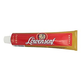 Düsseldorfer Löwensenf - Extra Scharf - (200 Ml/8.4 Oz Tube) - Very Hot Mustard Thatâ€™s Original for Sure
