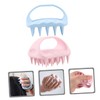 FOMIYES Scalp Massager Brush Set 2 Pack Silicon Scalp Scrubber