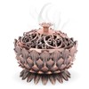 Mini Incense Burner Lotus Bronze, Incense Burner Incense Cone Holder