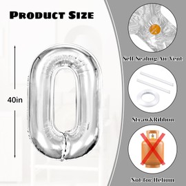 Prom Balloons 2025 Banner Sliver 40 inch Mylar Prom Letter Balloons Send Off Backdrops Decorations 2025 for Graduation Party Photoshoot Retirement Class of 2025 Congrats Grad Party Supplies