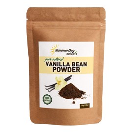 Vanilla Bean Powder, 3.53 Oz - Pure & Raw Ground Vanilla Bean - Unsweetened, Gluten-Free - Great For Coffee & Baking - EXTREMELY FRESH - Ground Moments Before Packaging!