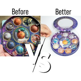 TINTARK Galactic Assemble Eyeshadow Palette 14 Colours Metallic Shimmer Glitter Eyeshadow Palette Highly Pigmented Galaxy Eye Makeup Palette Create Space-like Eyes Vegan & Talk Free