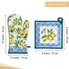 Maison d' Hermine Oven Mitt & Pot Holder 100% Cotton