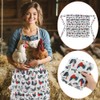 NINEFOX Egg Apron, Egg Collecting Apron for Chicken Duck Goose