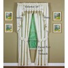 Today's Curtain Verona Reverse Embroidery Valance, 14", Ecru/Antique