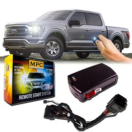 MPC Remote Start Kit Compatible withd F-150 2021 2022 2023 || 100% Plug N Play T-Harness || Press Fob Lock Unlock Lock to Start || USA Tech Support