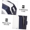 KONTONTY Earbuds Protective Cover Keychain Compatible Buds Fiber Design TPU