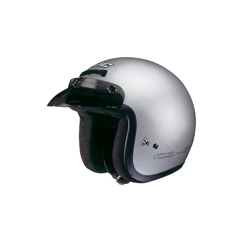 HJC Helmets CS-5N Helmet (Silver, X-Small)
