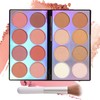 Eyeshadow Blush Blusher Contour Palette - Complete Multi-Functional Palette -