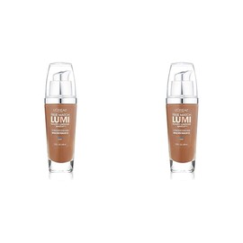 L'Oreal Paris True Match Lumi Healthy Luminous Makeup, C7-8 Nut Brown Cocoa, 1 fl; oz. (Pack of 2)